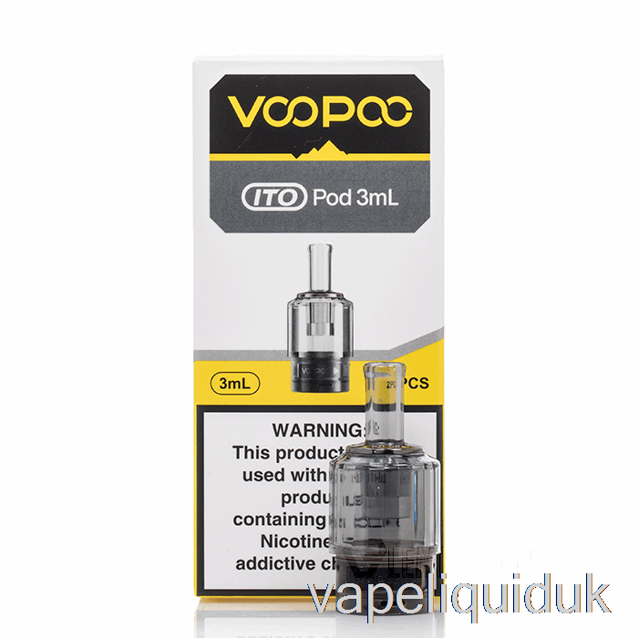 VOOPOO ITO Replacement Pods 0.7ohm ITO Pods Vape Liquid